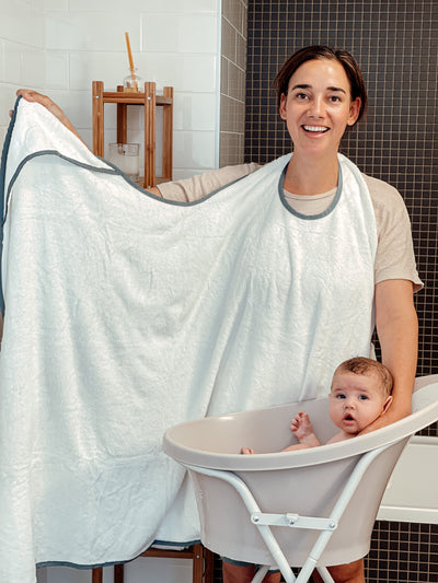 BABY TOWEL - GREY