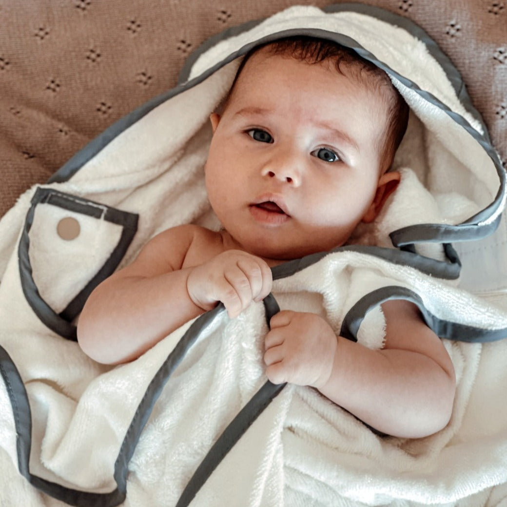 BABY TOWEL - GREY